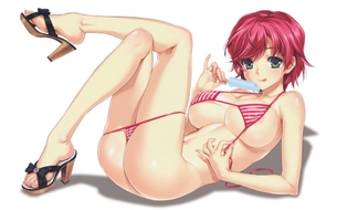赤髪の二次フェチ画像。