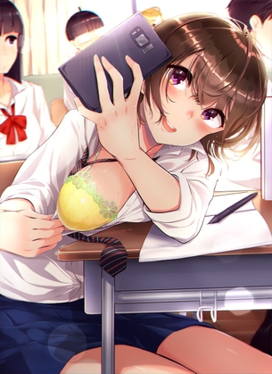 【キチガイに刃物】エロ自撮りしてるJC・JKの二次エロ画像【思春期女子に・・・