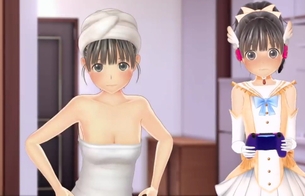 『LoveR（ラヴアール）』妹がバスタオル姿で出てくるエロシーンを小学生の妹が実況プレイ！