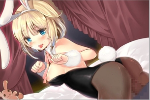 バニーちゃんの画像ください うさ耳に肩出しレオタードに網タイツって考えたやつ天才だろ