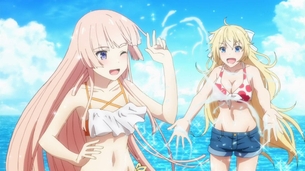 『ガーリー・エアフォース』8話、うおおおおお！！水着きたああああああああ！！！！