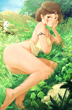 ノーパンの二次エロ画像で！