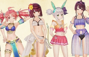 『ソフィーのアトリエ2』DLCでエロいうさみみおっぱいメイド服やエロ水着姿のエロ衣装！