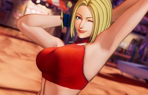 『THE KING OF FIGHTERS XV』ブルー・マリーのエロい脇を見せつけてくるエロおっぱいPV