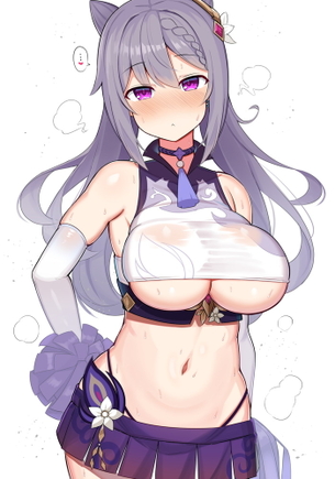 おっぱいの下半分が見える下乳ファッションの女の子の二次画像 Part3
