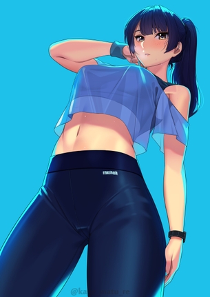 【2次】ポニーテールの可愛い女の子のエロ画像その16
