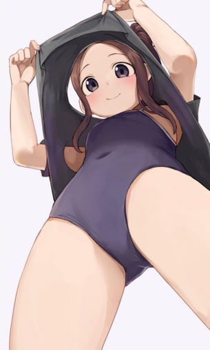 俺のとっておきのスク水の画像フォルダを見せる
