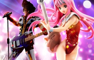 『マクロス7』ミレーヌ・ジーナスのえっちハイレグスーツのエロ太もものエロフィギュア！