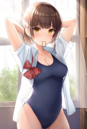 スク水のドエロい画像