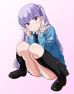 【２次】紫髪の可愛い女の子の二次エロ画像その１４