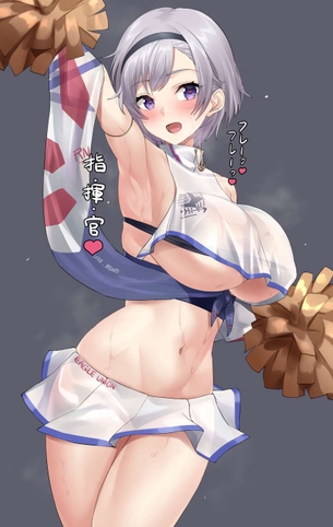 【夏到来】ノースリーブワキ汗女子の二次エロ画像