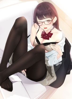 【2次】ストッキングを履いた女の子のエロ画像その34