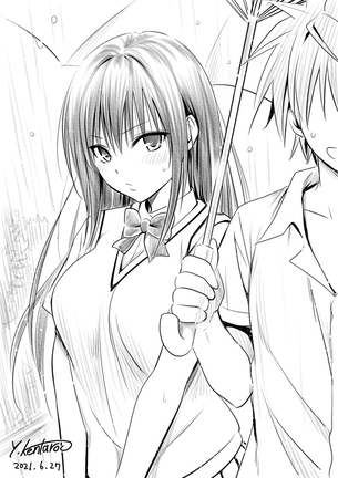 【朗報】矢吹健太朗さん、ツイッターにToLOVEるキャラのイラストを投稿する