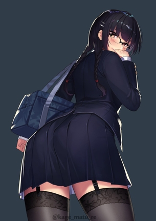 【2次】制服姿の美少女エロ画像その28
