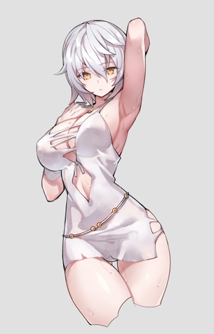 【2次】太ももが綺麗な女の子のエロ画像その36