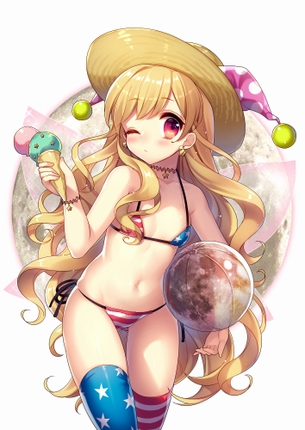 【二次・ZIP】スケベなマイクロビキニ着てる美少女画像まとめ