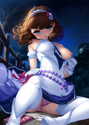 【二次エロ】野外でエッチな事をしている女の子の画像が見たい！ 10