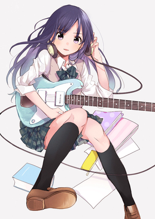 【二次】ギターを持った女の子の可愛い画像が見たい！ 3