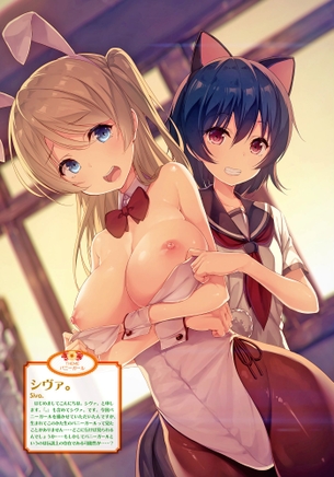 【二次エロ】バニースーツをはだけた女の子のちょっとHな画像が見たい！