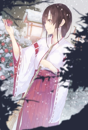 【二次】巫女服を着た女の子の可愛い画像が見たい！ 4