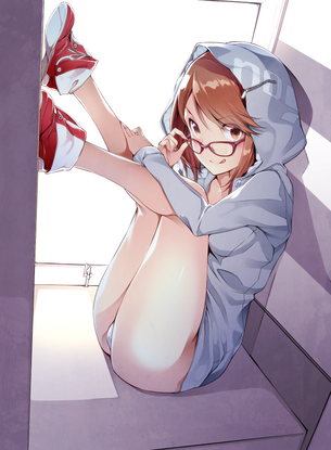 【二次】裸パーカーな女の子のちょっとHな画像が見たい！