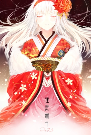 【二次】お正月は着物を着た女の子の可愛い画像が見たい！