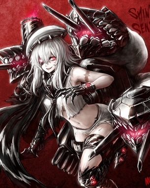 【非エロ】【艦これ】可愛い艦娘が深海棲艦化したカッコイイ系の画像がみたい！②