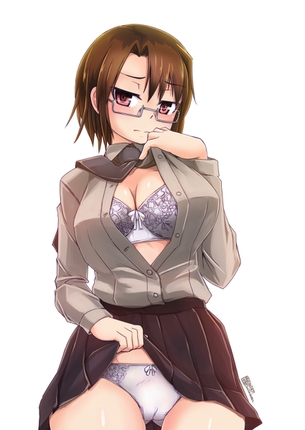【二次・ZIP】生で一度は拝んでみたいたくし上げしてる女の子のエッチな画像