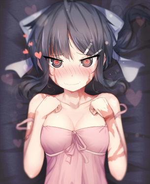 【二次・ZIP】ピンク下着がエロカワな美少女2次画像