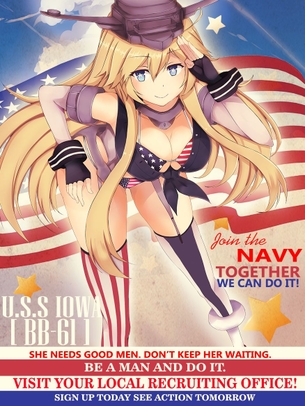 【二次・ZIP】USA！USA！ パイオワちゃんこと艦これアイオワちゃんの画像まとめ