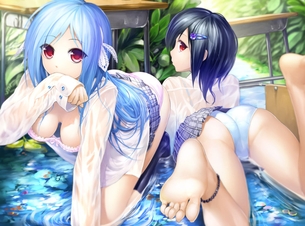 【二次・ZIP】服が濡れて透けてる女の子の二次画像下さい