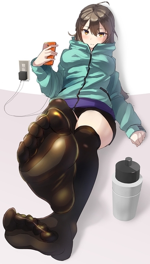 【二次・ZIP】クンカクンカしたくなる虹美少女の足裏画像