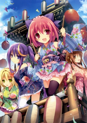 【二次・ZIP】ニーソの太ももが悩ましい美少女画像