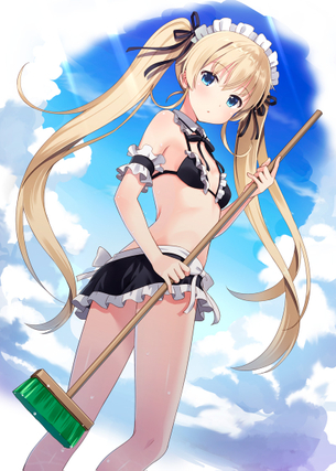 【二次・ZIP】フリルの付いた水着や下着がエロ可愛い女の子の画像