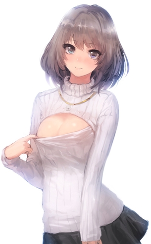 胸開きタートルネックという虹絵が流行wwwwwwwww（※画像あり）