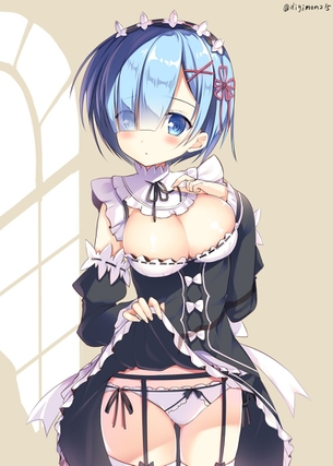 【二次・ZIP】美脚のエロさを増してるガーターベルト娘の画像