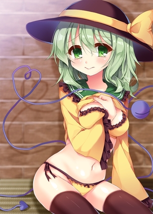【二次・ZIP】黄色のブラやパンツつけたエロ可愛い女の子の画像