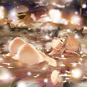 これは覗きたくもなる！お風呂で無防備になってる二次元美少女画像