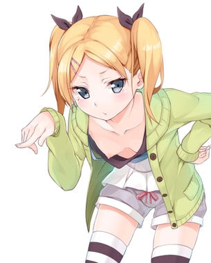 【貧乳あるある】ちっぱい女子が胸チラしてる二次エロ画像