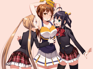 【百合】女同士で腋舐め合ってる二次エロ画像