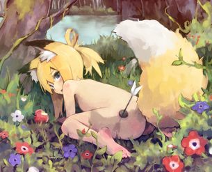 ネコ耳以外のケモ耳娘を集めてみた二次エロ画像