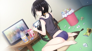 【僕を座布団にして欲しい】女の子座りしてる女子の二次エロ画像