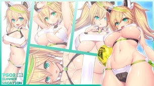 【PSO2es】 デカさを再認識するためサマバケ・ジェネちゃん含む 5枚 【画像・壁紙】 （ファンタシースターオンライン2 06）