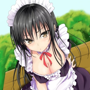 夜のご奉仕を期待したい、二次元メイドさんのエロ画像