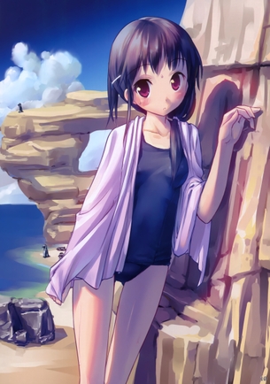 俺得なスク水美少女の二次エロ画像