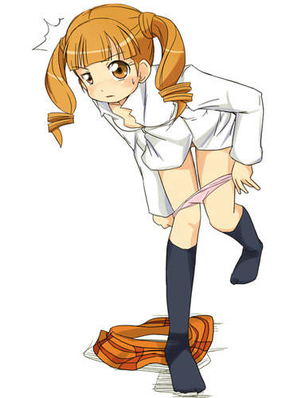 着替え中の半裸、半脱ぎ状態の女の子 PAER2