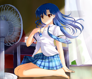 ネクタイ締めた二次の女の子の清楚カワイイエロ画像 vol.4