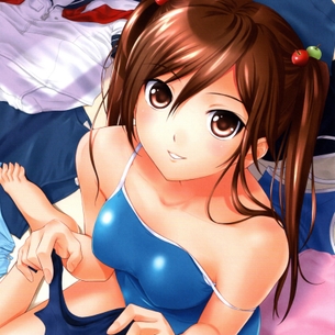 スベスベな質感たまらない、スクール水着のエロ画像