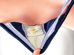 陰毛が薄い女の子達の二次エロ画像