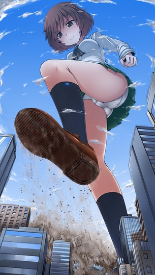 【二次】かわいい巨大娘の虹画像ください【エロ】